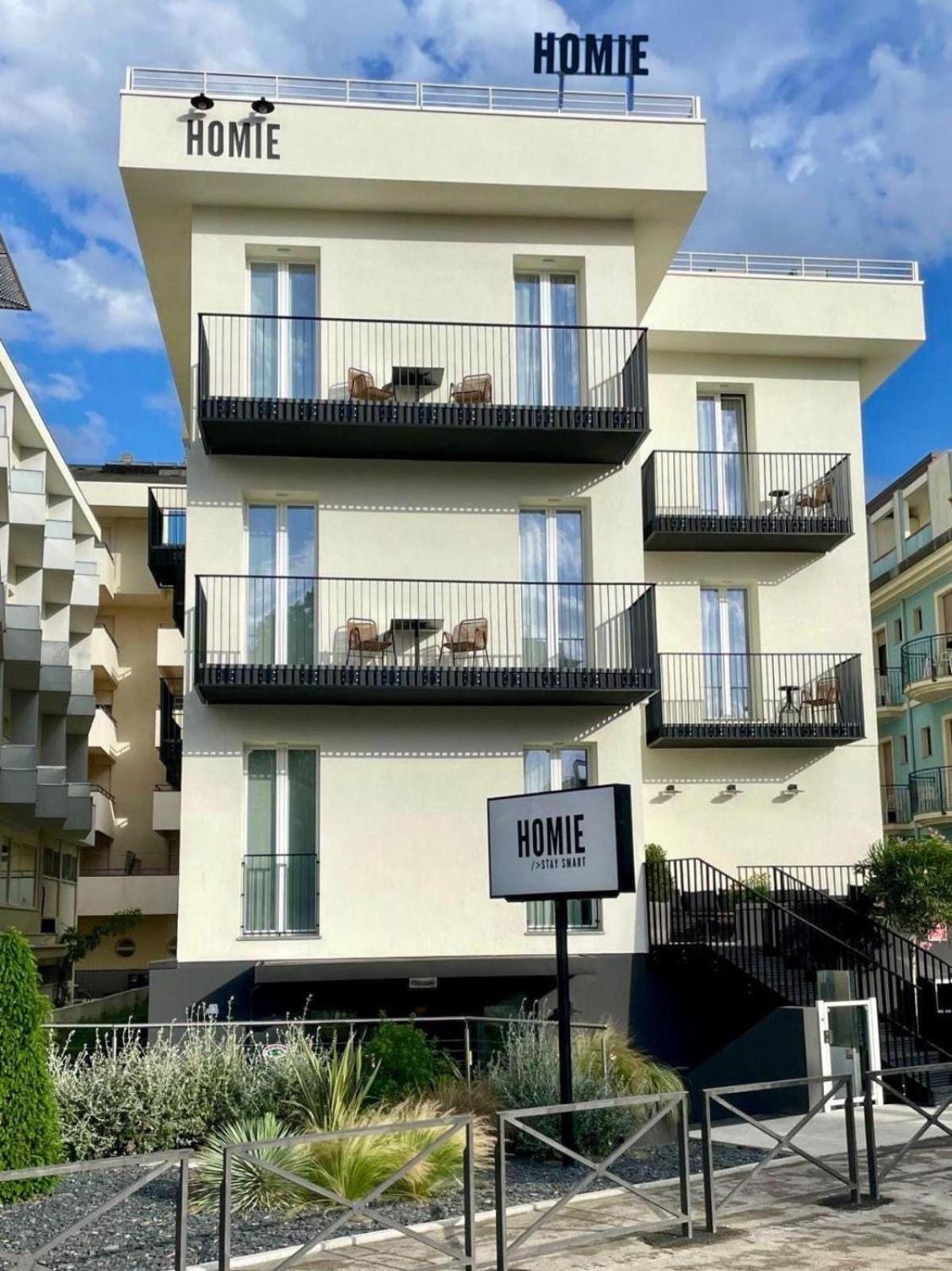 Homie Hotel Rimini Eksteriør billede